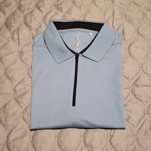 NWOT CBUK HALF ZIP BLUE POLO